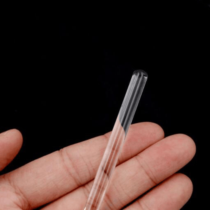 2Pcs 250Mm Glass Stirring Mixing Rod Stirrer Mixer Sticks Rods Laboratory Experiment Glassware