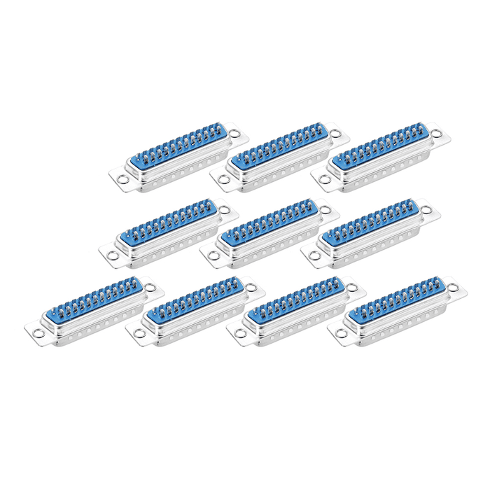 DB25 25Pin 2 Row Serial Connector Parallel Port Plug Male Port Socket Adapter Connector