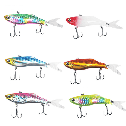ZANLURE 1 Pcs 8.5/16G 5.5/7.2Cm Fishing Lures VIB 3D Fish Eyes Artificial Hard Bait Fishing Tackle Accessories