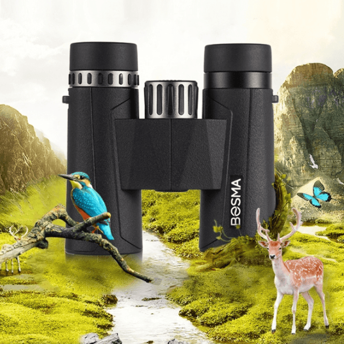 BOSMA 10X32 Night Vision Binoculars BAK4 Prism HD Telescope Waterproof Anti-Snow Anti-Fog Telescope for Camping Hiking Travel