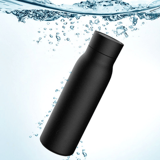 Ideaman 400Ml Thermos LCD Temperature Display Stainless Steel Insulated Cup Vacuum Water Bottle Camping Travel