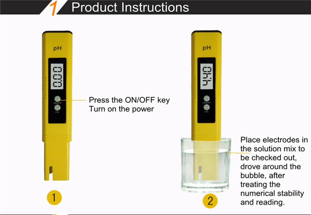 0-9999 PPM Digital PH Meter TDS Tester Aquarium Pool Hydroponic Water Monitor