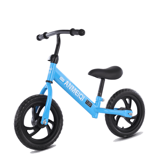 12Inch Kids No Pedal Non-Slip Safety Balance Bike for Aged 1-6 Children Toddler Bicycle with Foam Wheel Balance Training Toy Gift