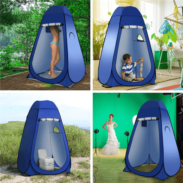 Automatic Shower Tent 1 Person Toilet Dressing Room Beach Camping Tent Sunshade Canopy Outdoor Travel