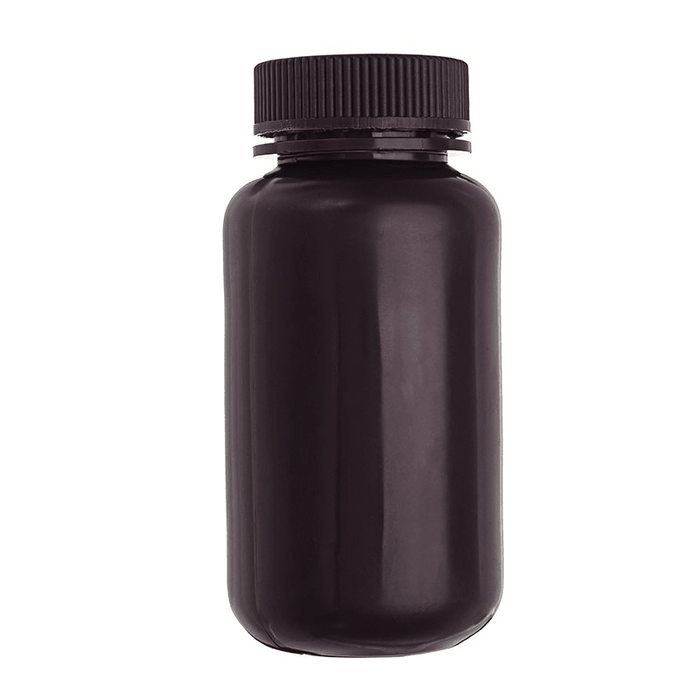 250Ml PP Plastic Brown Bottle Wide Mouth Laboratory Sample Reagent Chemicals Storage Bottle