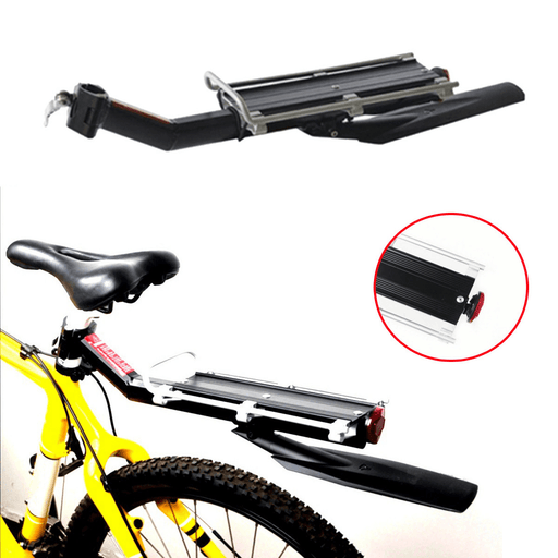 Cycling Cargo Racks Bicycle Mount Racks Seatpost Rear Pannier Luggage Carrier Bike Shelf Quick Release 10KG Load Capacity