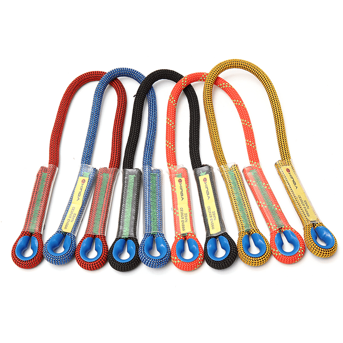 60CM Rock Climbing Safety Loop Rope Sling Harness Tree Abseil Rescue Mountaineering Equipment