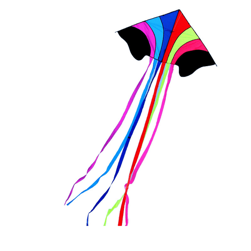 1.4M Rainbow Outdoor Sport Flying Kite Portable Colorful Soft