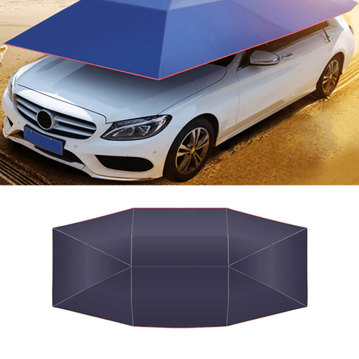 Car Tent Anti-Uv Windproof Sun Shelter Portable Folded Car Canopy Cover Camping Car Umbrella