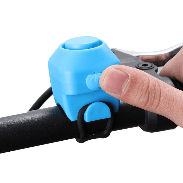 WEST BIKING Electric Bike Bell 130Db Horn Rainproof MTB Road Bicycle Handlebar Ring Silica Gel Shell Bell Cycling Accessories