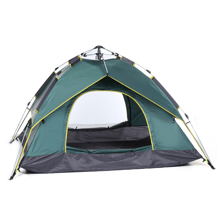 3-4 Person Camping Tent Instant Automatic Double Layer Waterproof Sunshade Canopy Outdoor Travel Beach