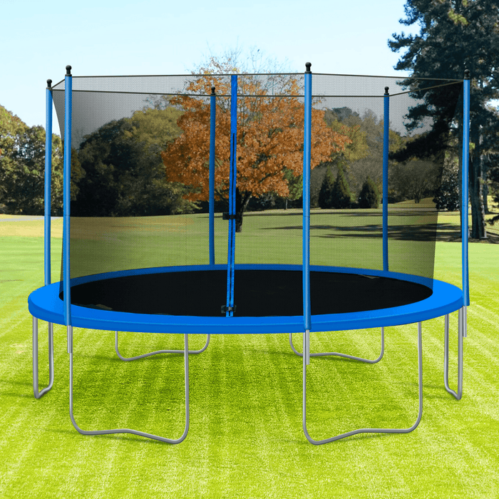 [USA Direct] 13FT Trampoline Jumping Bed Bungee Fitness Equipment with Safety Protective Net Max Load 330Lbs