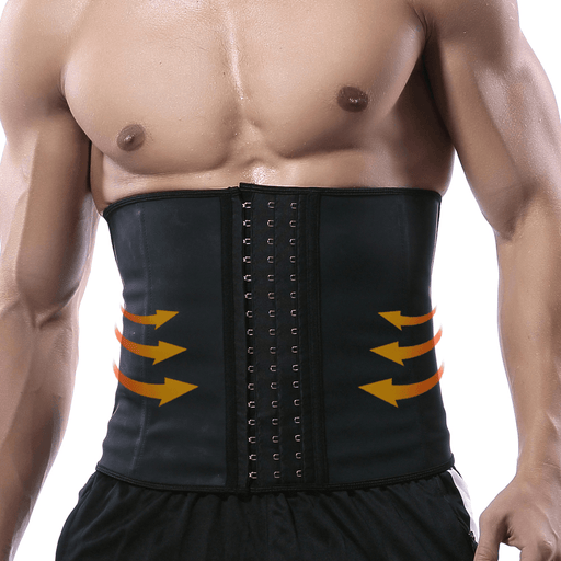 Men plus Size Adjustable Waist Support Strap High Elasticity Tummy Tuck Waist Belt Waistband Body Shapewear Sports Fitness