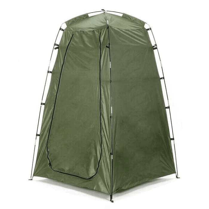 Portable Instant Tent with Zipper Door Camping Shower Toilet Outdoor Dressing Changing Fishing House