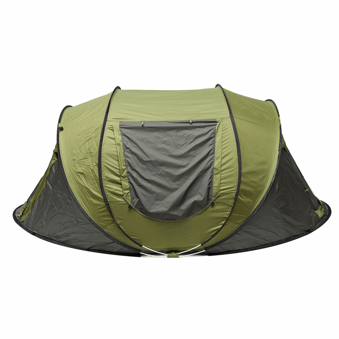 5-8 Person Automatic Camping Tent Windproof Waterproof 2 Large Mesh Windows Family Tent Sunshade Canopy for All Seasons