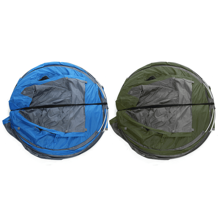 Outdoor 3-4 Persons Camping Tent Automatic Opening Single Layer Canopy Waterproof Anti-Uv Sunshade