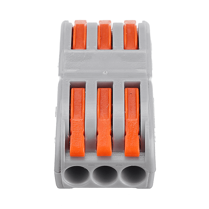 20Pcs 3Pin Wire Docking Connector Termainal Block Universal Quick Terminal Block SPL-3 Electric Cable Wire Connector Terminal 0.08-4.0Mm²