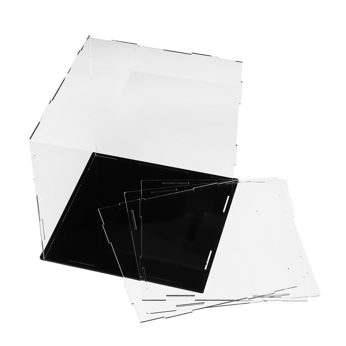 10/20/30Cm Acrylic Display Case Box Dustproof Self-Assembly Model Protection