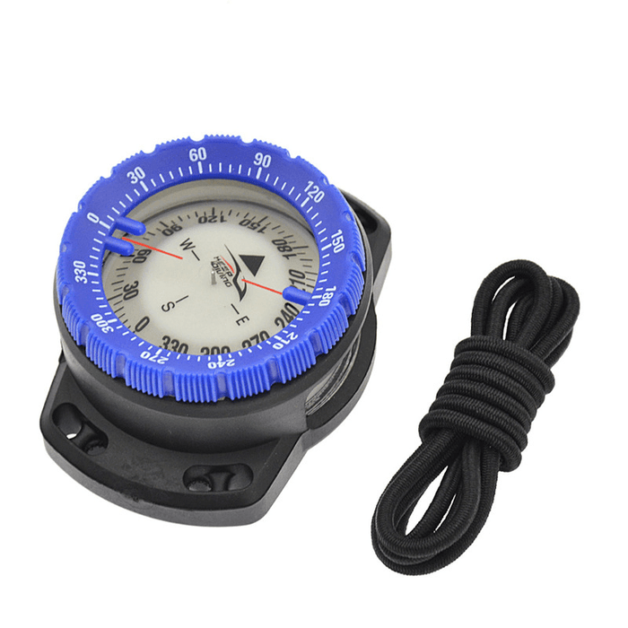 KEEP DIVING 50M Diving Compass Waterproof Underwater Luminous North Compass Diving Accessories with Hang Strap