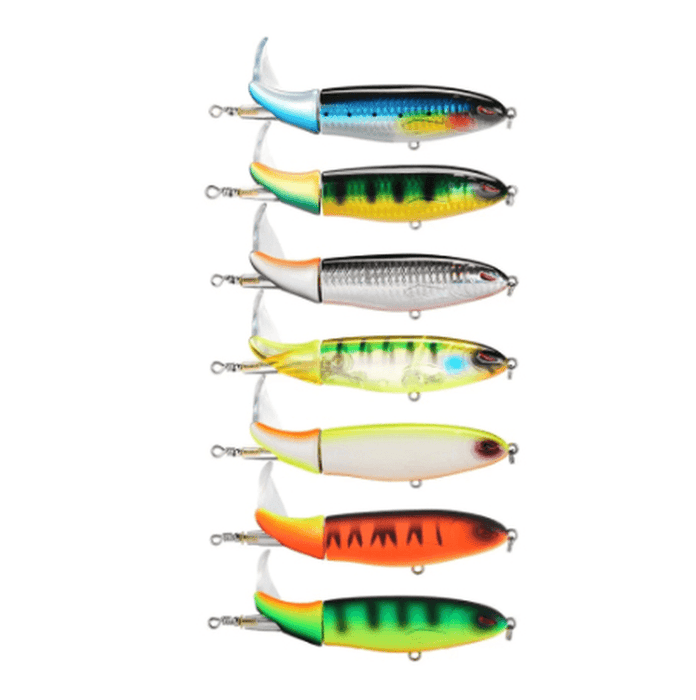 Seaknight SK051 7Pcs/Set 130Mm 39G Wopper Plopper Fishing Lure Rotating Tail Hard Bait Sea Fishing