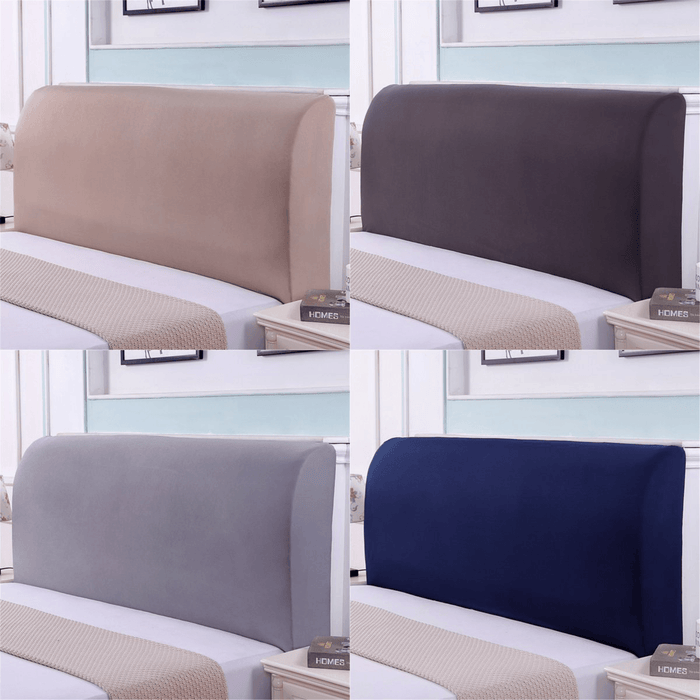 200CM Polyester Elastic Bed Headboard Cover Full Dustproof Protector Slipcover Bed Protection Dust Cover Bedspread