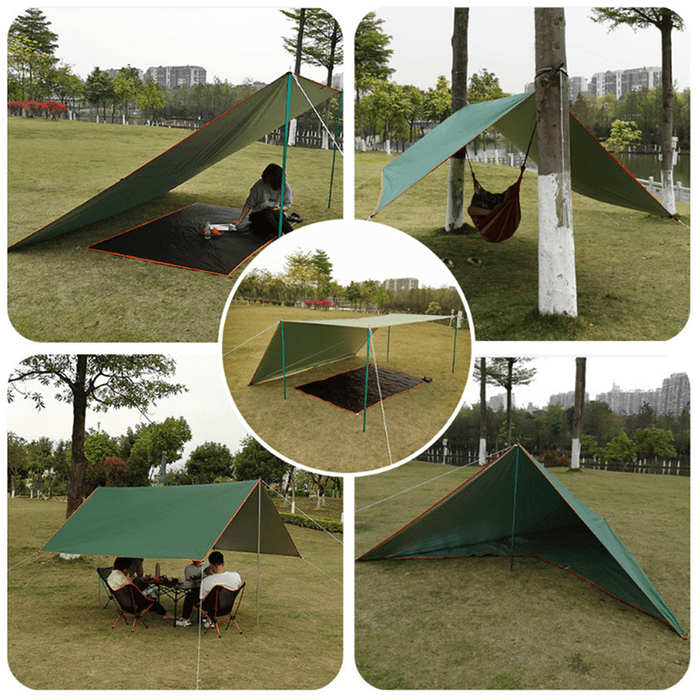 300*400Cm Top Lander Canopy Tent with Storage Bag Polyester Waterproof Sun Protection Portable Outdoor Camping Beach Canopy Awning