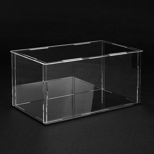 Acrylic Assembly Box Heavy Duty Clear Acrylic Display Case Box for 1:24 Scale Diecast Car