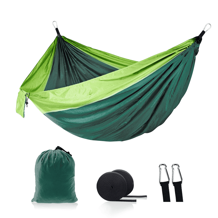 2 Person Double Hammock Hanging Bed Garden Swing Outdoor Camping Travel