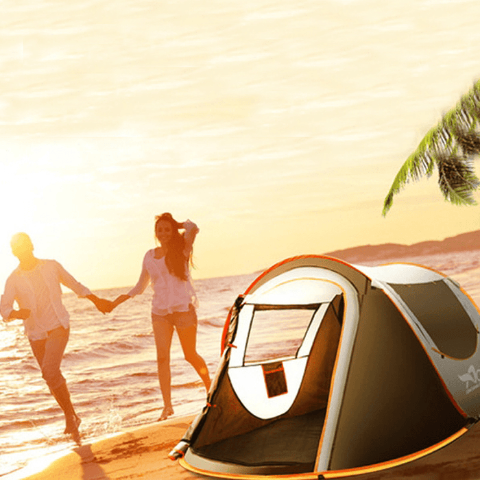 Outdoor 3-4 People Instant Pop up Tent Waterproof Sunshade Canopy Rain Shelter Camping Hiking