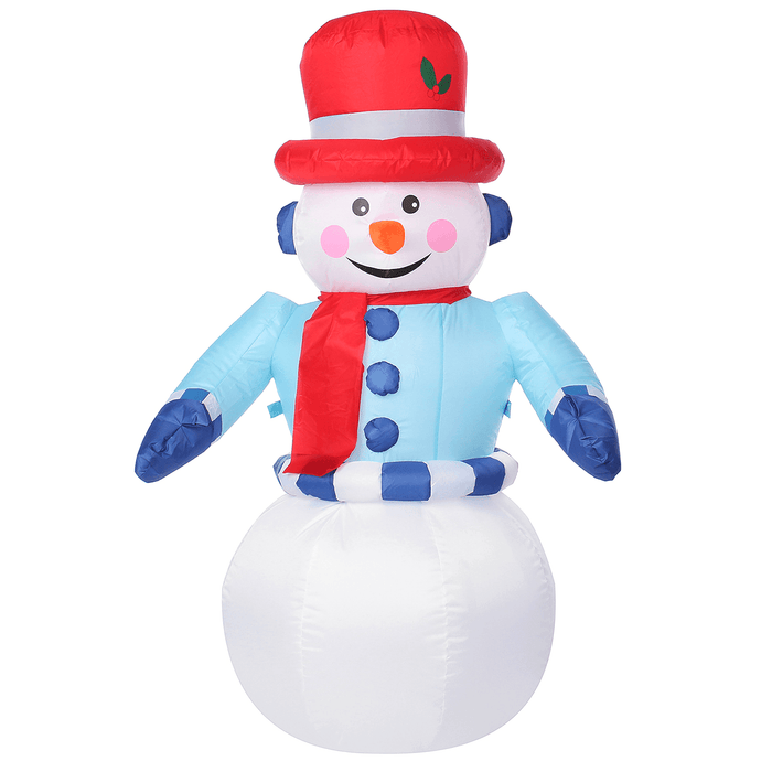 1.2M LED Christmas Inflatable Snowman Halloween Outdoors Ornaments Shop Decoration