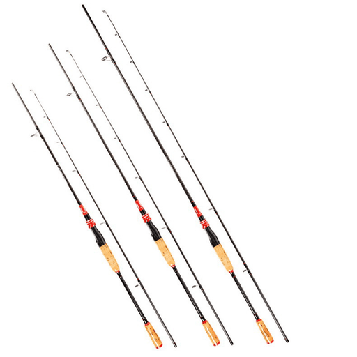 LEO 2 Section 1.8/2.1M Carbon Fiber Spinning Fishing Rod Portable Outdoor Fishing Pole Fishing Accessories