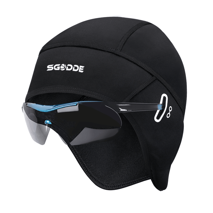 SGODDE Cycling Caps Winter Man Woman Sport Fleece Hats Windproof Thermal Bicycle Head-Wear Running Skiing