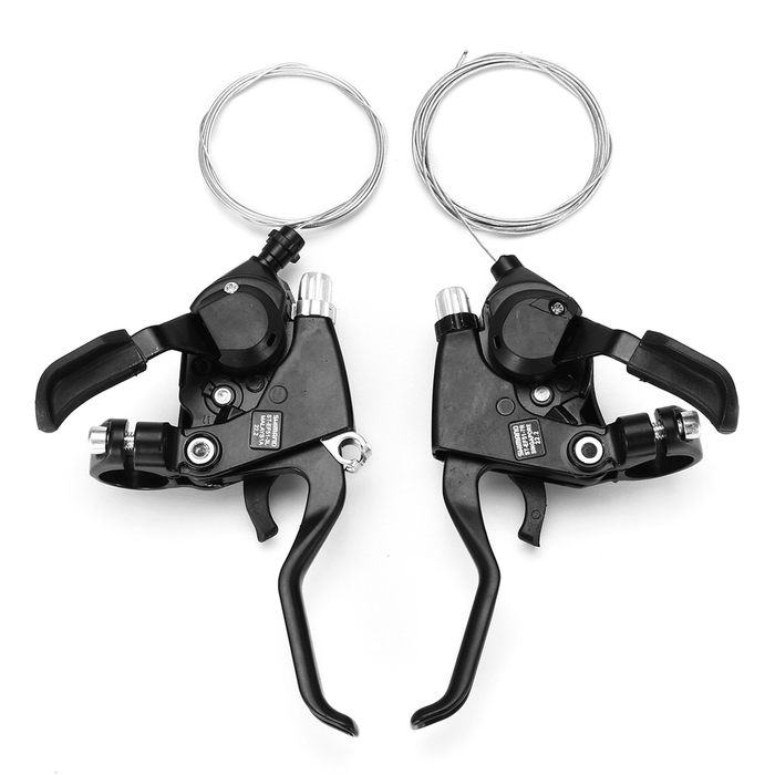 1 Pair BIKIGHT 3X7 21Speed MTB Bike Bicycle Cycling Trigger Gear Shifter with Inner Bike Shifter Cable