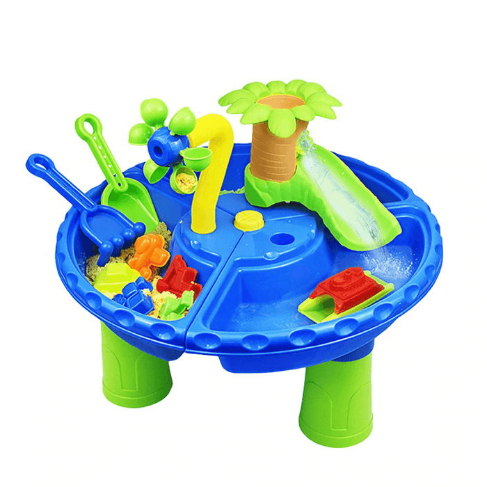 Sandboxes Sand & Water Table Beach Toys Set Beach Play Table Outdoor Garden Beach Table Sand Play Tool for Children