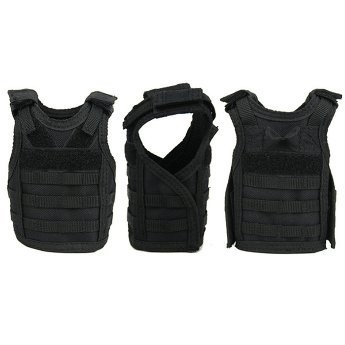 1Pcs Tactical Bottle Cover Mini Molle Vest Drink Bottle Protector Holster for Outdoor Sports