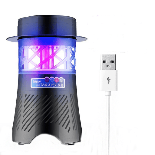 3W Electronic Mosquito Killer Lamp USB Insect Killer Lamp Bulb Pest Trap Light for Camping