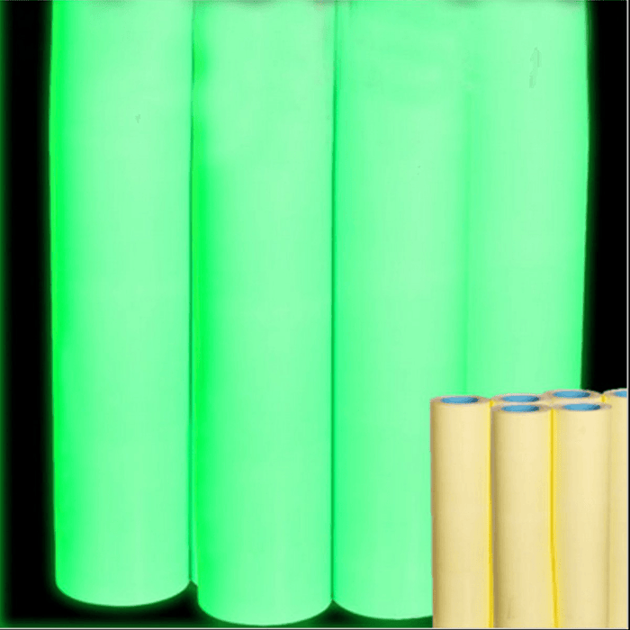 45'' X 20'' Glow in the Dark T-Shirt Heat Transfer Vinyl Garment Film Luminous