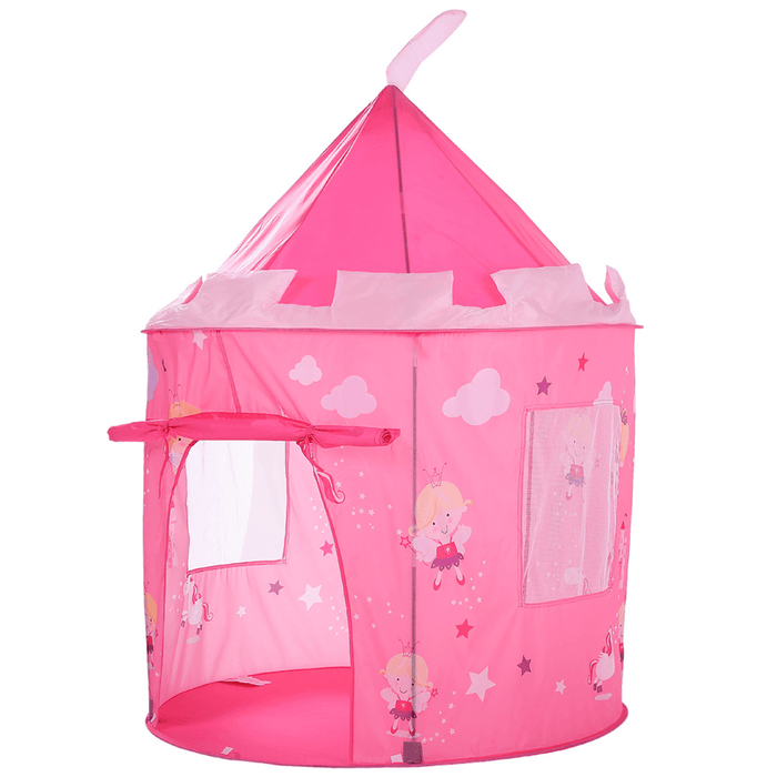 Children'S Tent Kids Play Tent Children Princess Play Tent Castle Foldable Games Playhouse