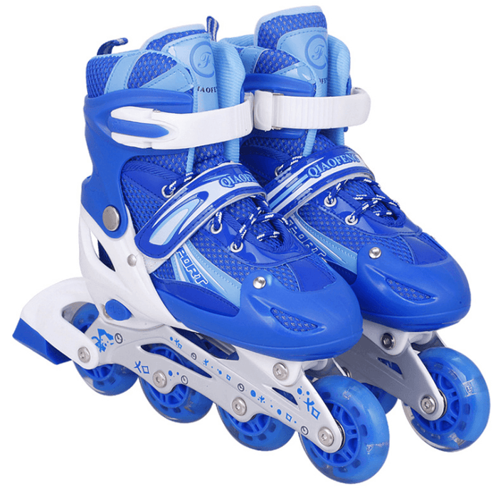 Single Flash Skates Skate Shoes Inline Skates Adjustable Inline Skates Speed Skates Breathable Adult Children'S Roller Skates