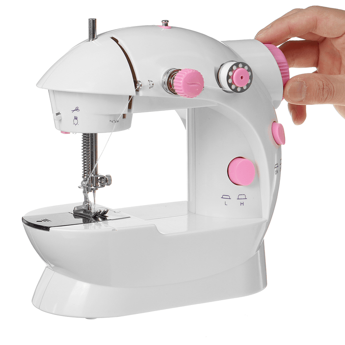 Electric Sewing Machine 12 Stitches Desktop Household Tailor 2 Speed Foot Pedal