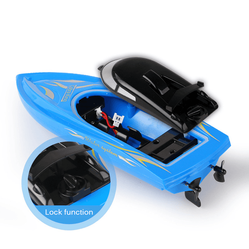 50M Long-Range RC Boat 10Km/H 2.4G High Speed Remote Control Racing Ship Water Speed Boat Model Toy Gifts for Children