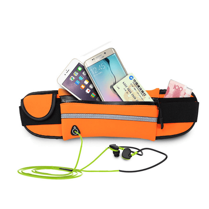 Ipree Sports Running Waist Bag Pack Unisex Phone Pouch anti Theft Security Phone Case Storage