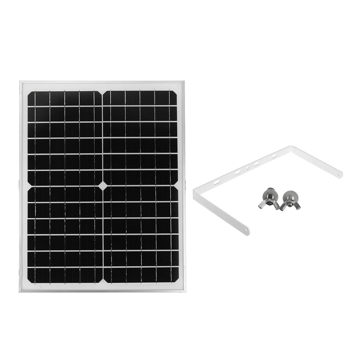 20/300W 12V Solar Panel Mono Caravan Boat Battery Charger W/Bracket Monocrystalline Silicon Solar Panel DC for Vehicle Rv Marine Battery Charger