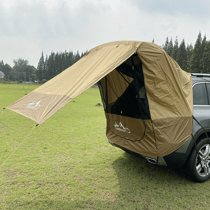 Ipree® Car Trunk Tent Sunshade Rainproof for Self-Driving Tour Barbecue Outdoor Mobile Tent