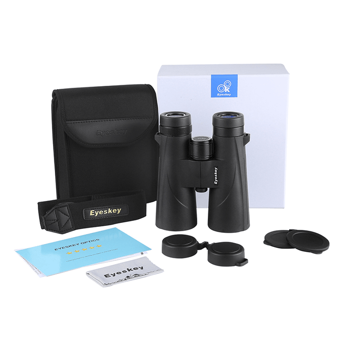 EYESKEY 8X42 Waterproof Binocular HD Optic BAK4 Day Night Vision Telescope Outdoor Camping