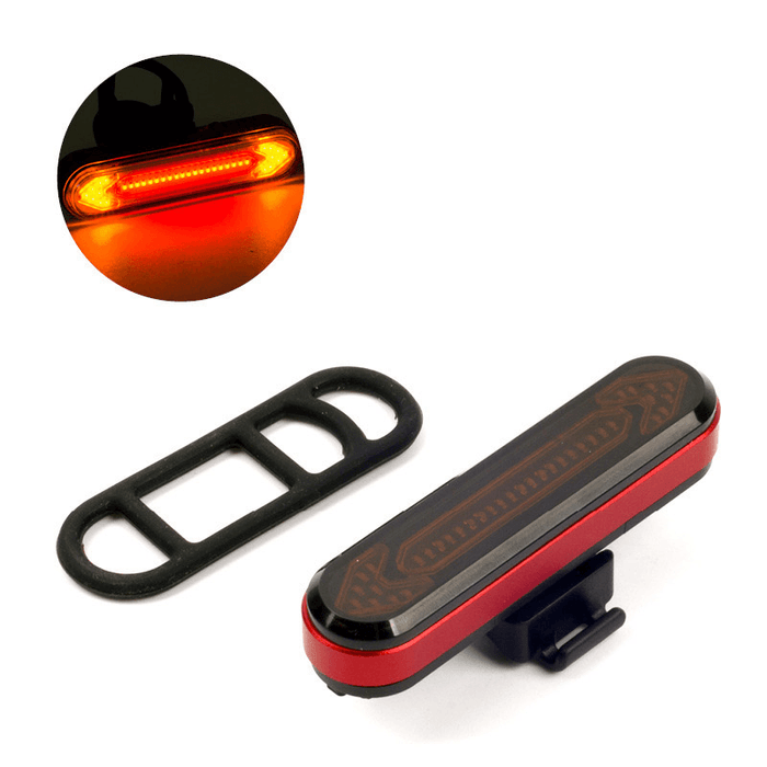 XANES® Wireless Remote Control Turn Signal Warning Bike Light USB Rechargeable Waterproof 4 Modes Cycling Rear Light Direction Indicator Lamp