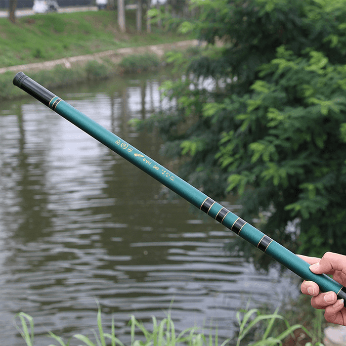 ZANLURE 2.7-7.2M Glass Fiber Stream Hand Fishing Pole Telescopic Spinning Fishing Rod Freshwater