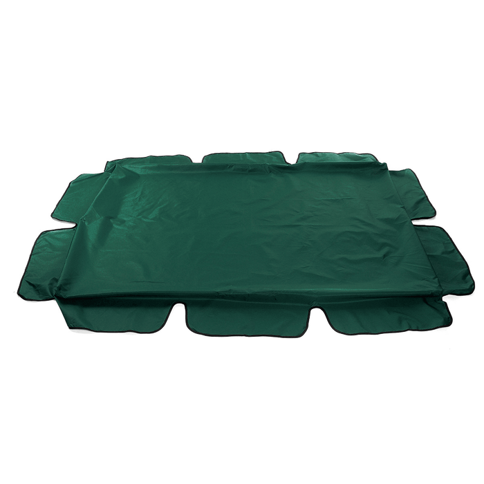 2/3 Seater Size Green Uv-Proof Outdoor Garden Patio Swing Sunshade Cover Waterproof Canopy Seat Top Cover