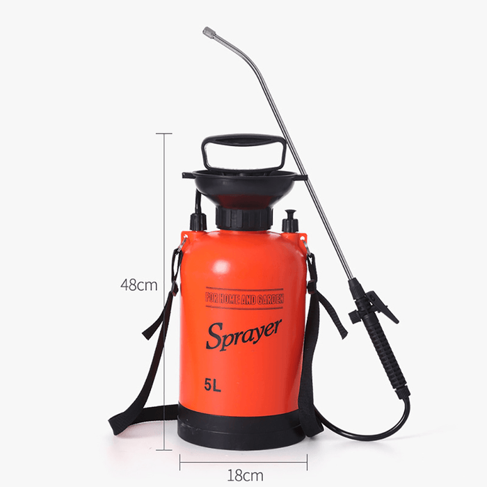 5L Manual Pneumatic Sprayer Pressure Sprayer Compressed Air Spray Pump Hand Pressure Watering Spray Garden Irrigation Car Clean