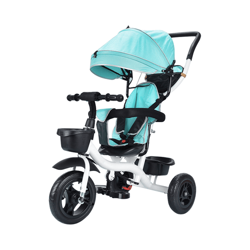 3 in 1 Baby Stroller Pushchair 3 Wheels Kids Tricycle Children Balance Bike 94-105Cm Handle Adjustable for 6-36 Months Children